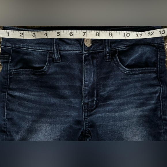American Eagle super super stretch jegging -dark blue - size 2 Regular - Picture 5 of 9